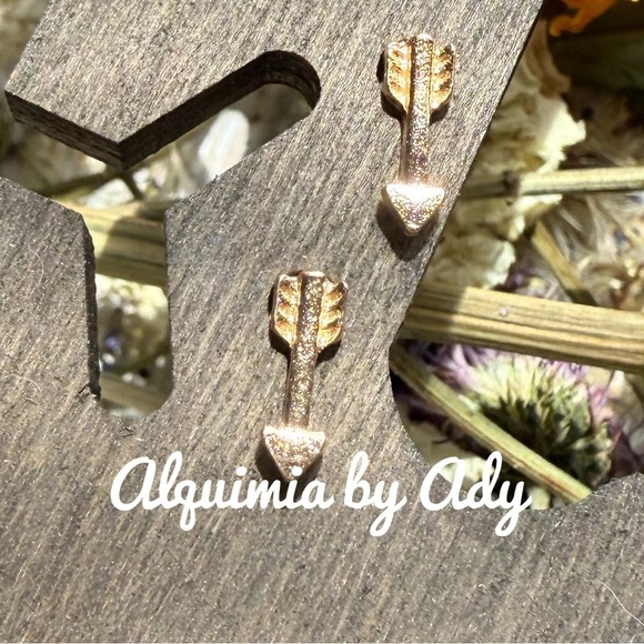 Alquimia by Ady  Gold Earrings - Picture 1 of 1